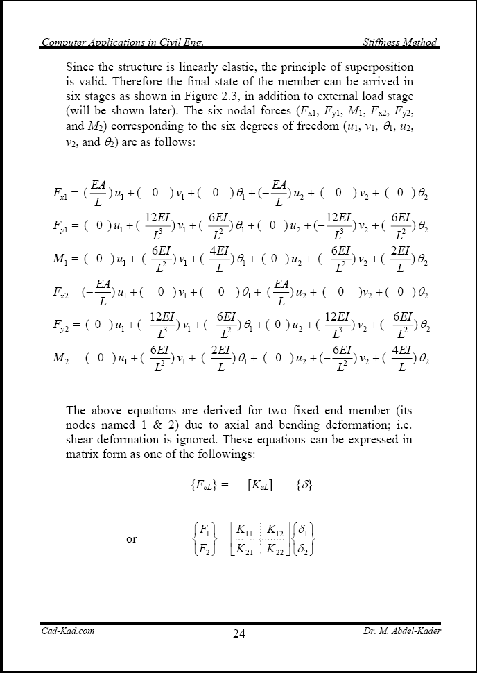 Cad kad dr mohamed abdel kader computer applications in civil eng 